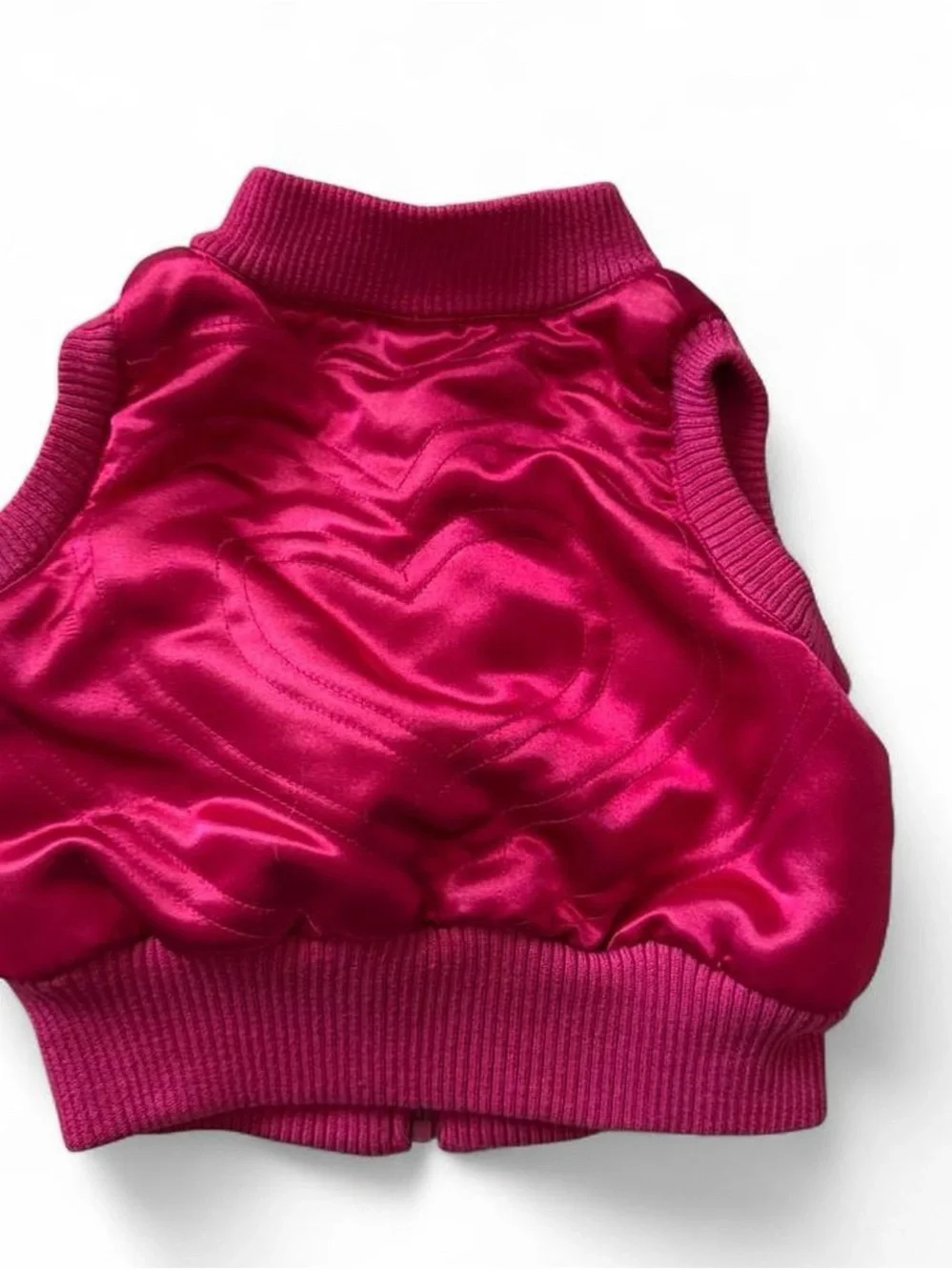 Infants Skechers Red Satin Vest with Heart Patch‎